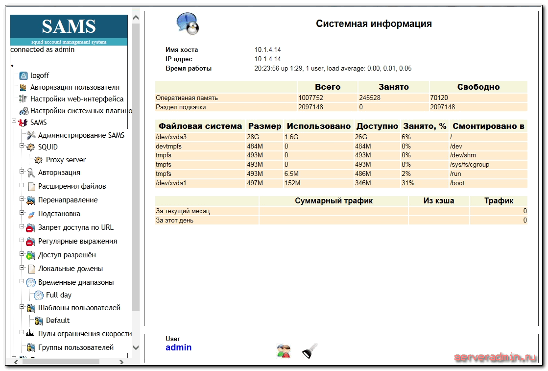 Настройка sams2 на centos установка