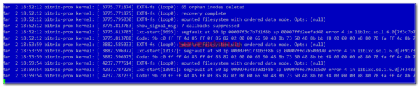Proxmox LXC TASK ERROR Command systemctl Start Pve container 103 