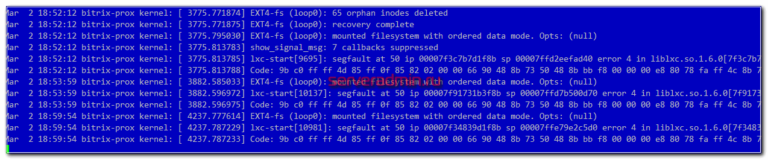 Proxmox LXC TASK ERROR Command systemctl Start Pve container 103 