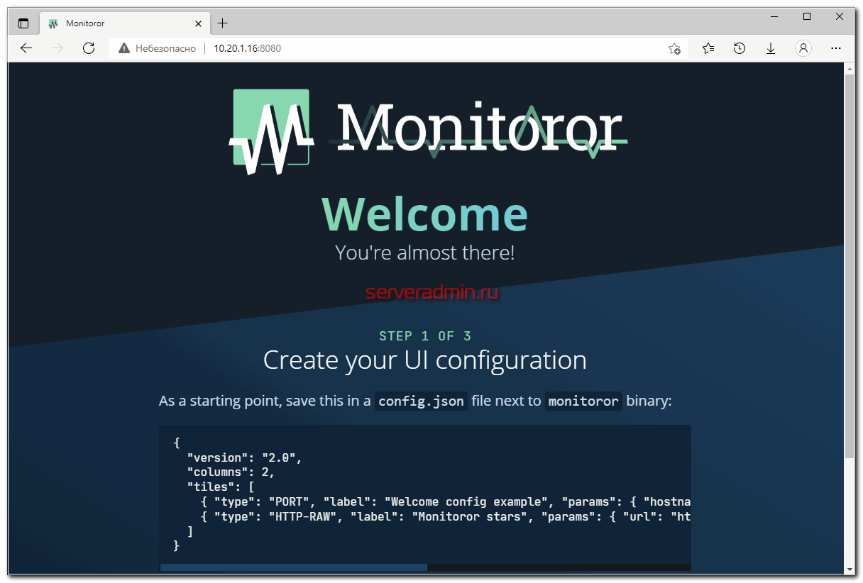 Monitoror Web UI