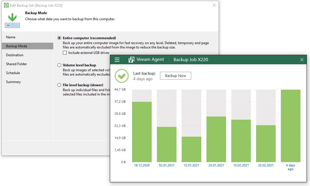 Veeam Agent for Windows or Linux Free