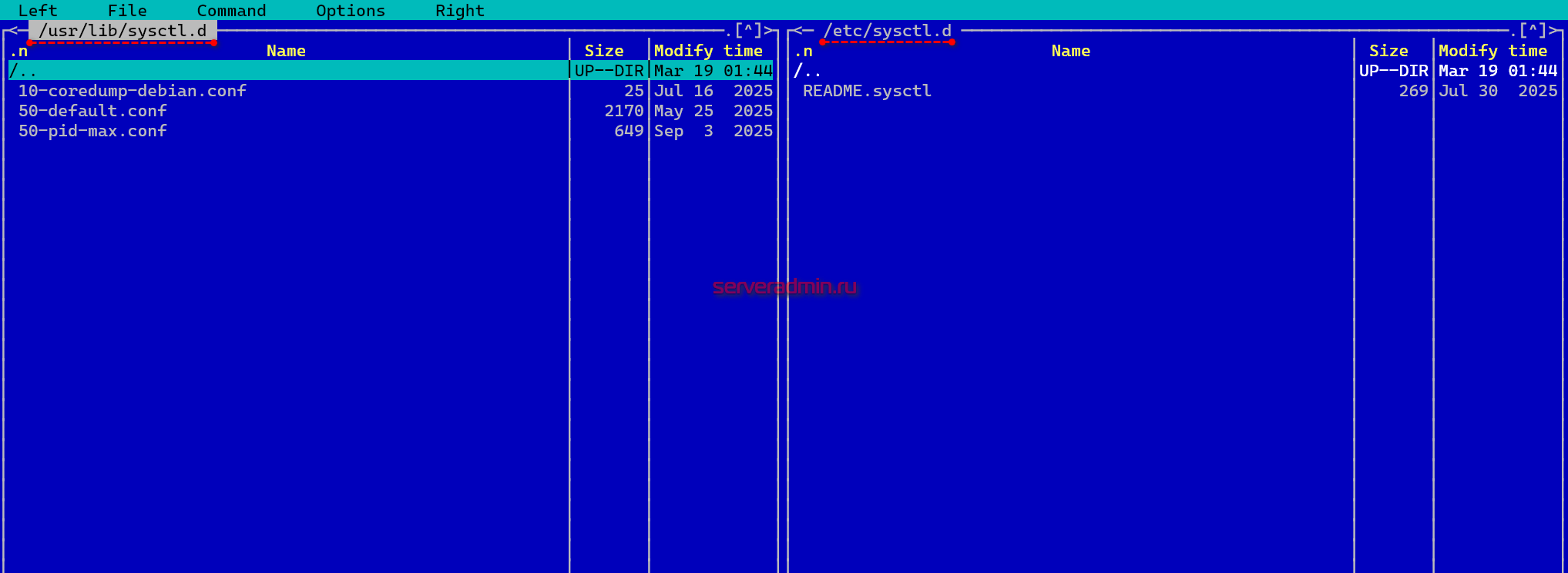 Как Debian 13 работает с sysctl: куда делся /etc/sysctl.conf?